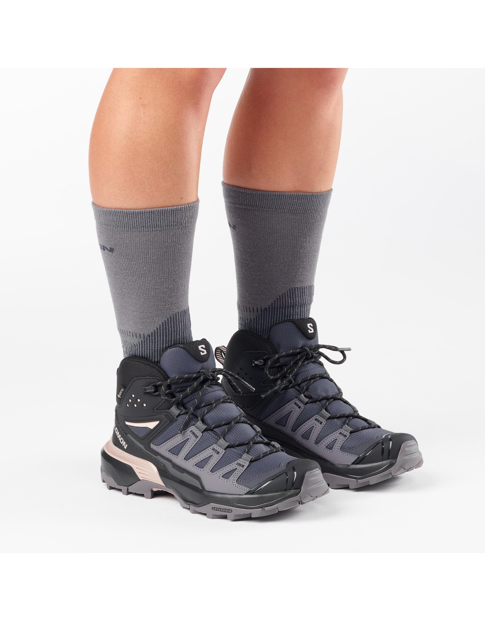 Salomon X ULTRA 360 MID GTX W-Dames-Nine Iron / Excalibur / Shadow Gray