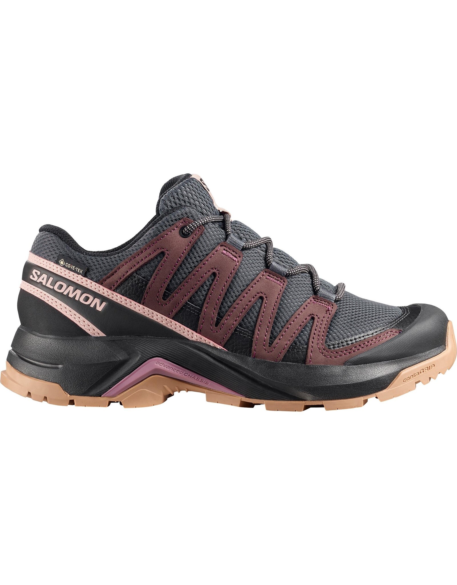 Salomon X-ADVENTURE RECON GTX W-Dames-Nine Iron / Huckleberry / Shadow Gray