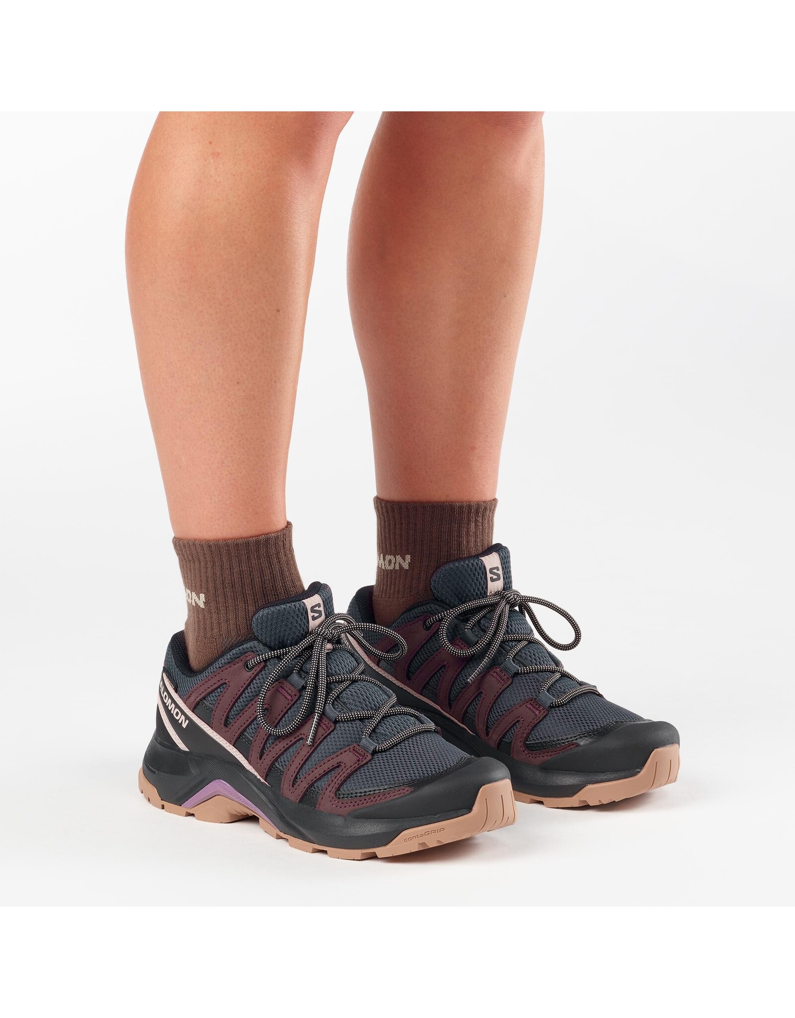 Salomon X-ADVENTURE RECON GTX W-Dames-Nine Iron / Huckleberry / Shadow Gray