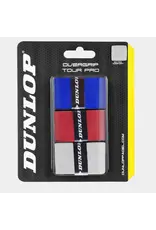 Dunlop OVERGRIP TOUR PRO-White/Red/Blue
