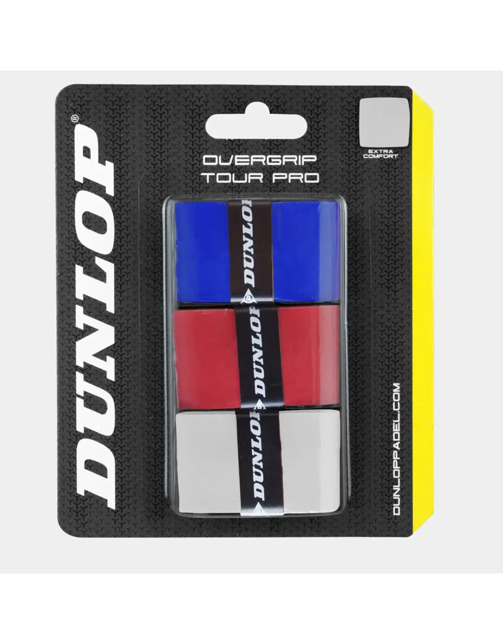 Dunlop OVERGRIP TOUR PRO-White/Red/Blue
