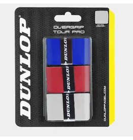 Dunlop OVERGRIP TOUR PRO-White/Red/Blue