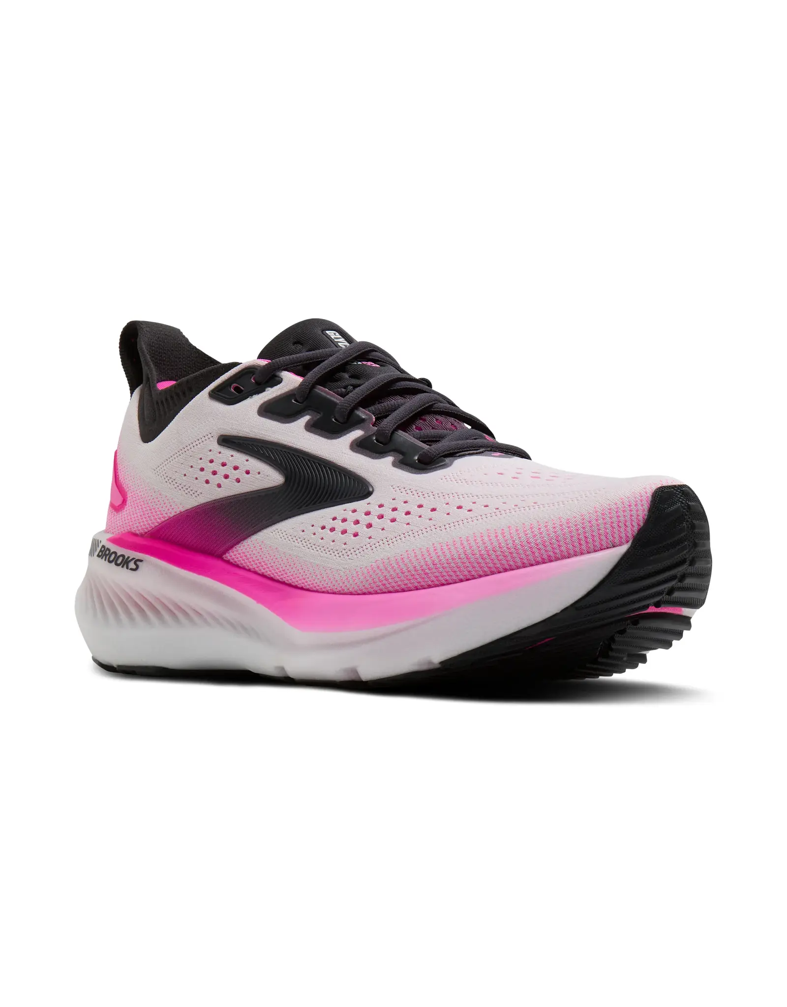 Brooks Glycerin GTS 23-Dames-White/Phantom/Cyber Pink