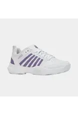 K-swiss KS TFW COURT EXPRESS 2 CLAY-Dames-WHT/PURPLHZE/NEONLVNDR