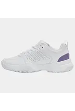 K-swiss KS TFW COURT EXPRESS 2 CLAY-Dames-WHT/PURPLHZE/NEONLVNDR