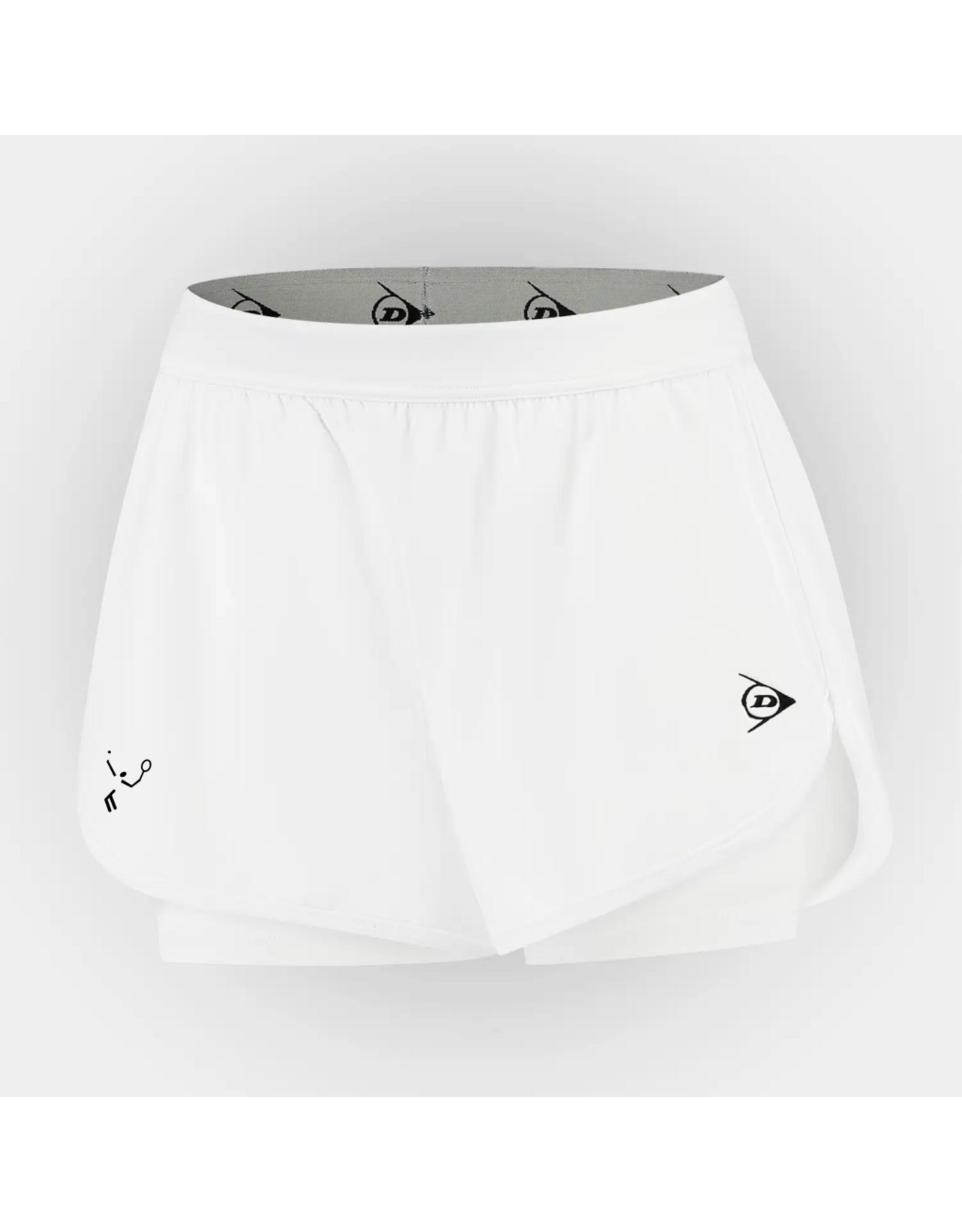 Dunlop CLUB LADIES SHORTS-WHITE
