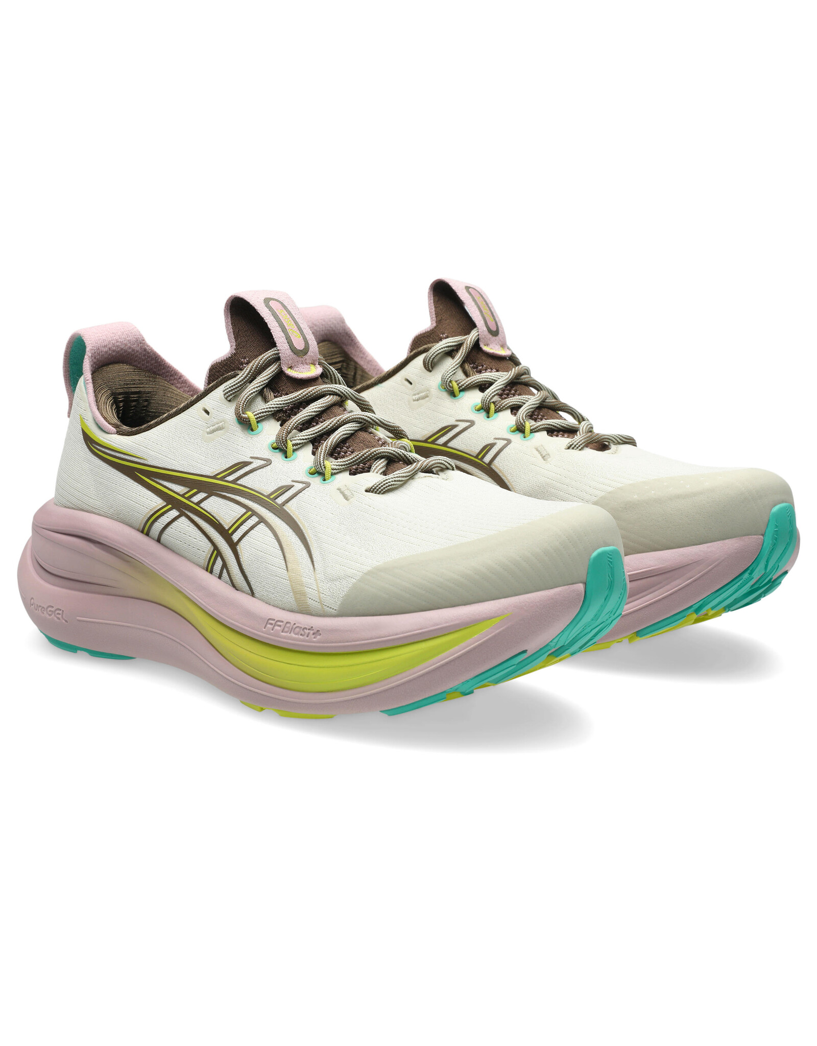 Asics GEL-NIMBUS 28 TR-Dames-LIGHT DUST/CLAY CANYON