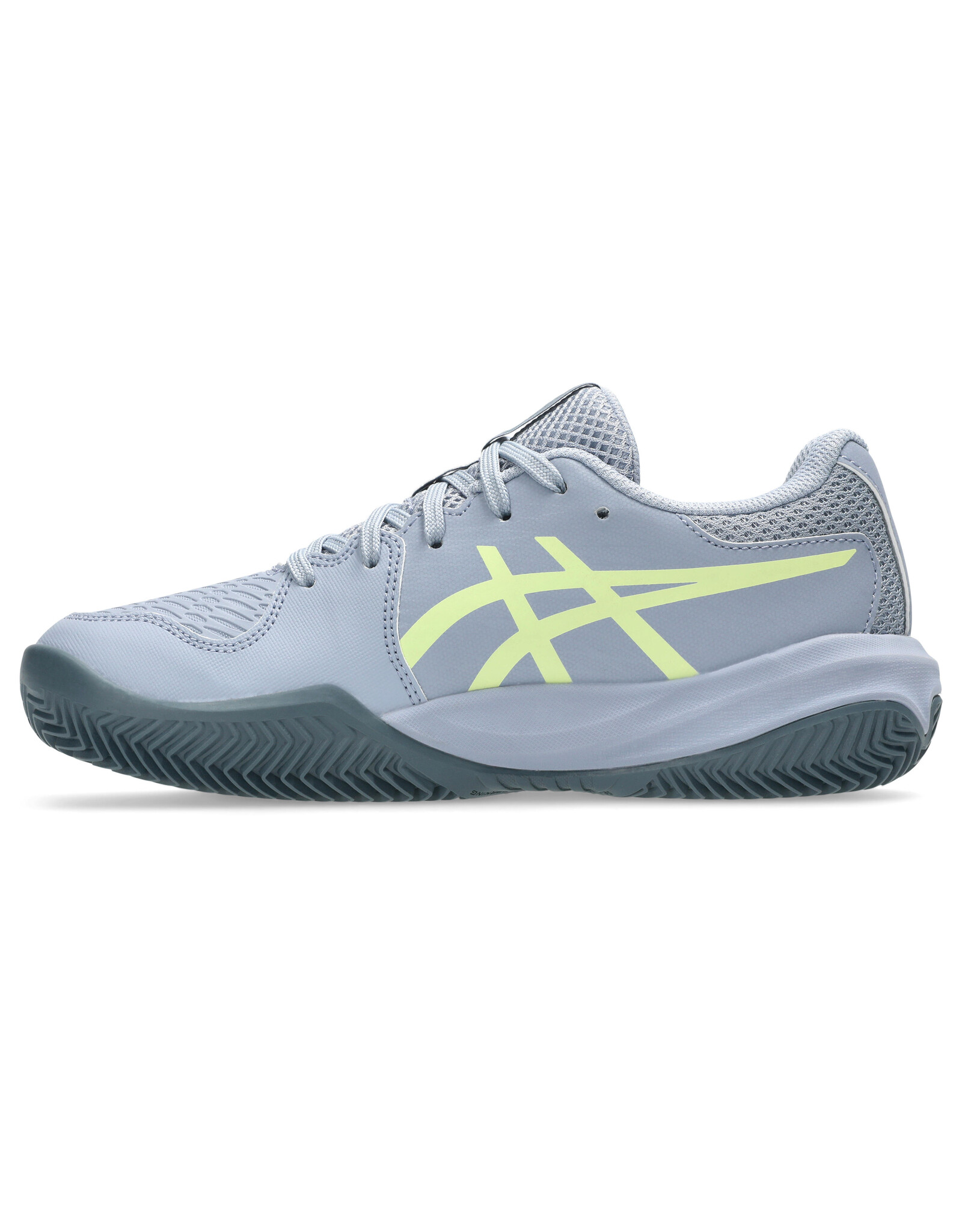 Asics GEL-RESOLUTION X GS CLAY-Kinderen-GREY BLUE/PISTACHIO