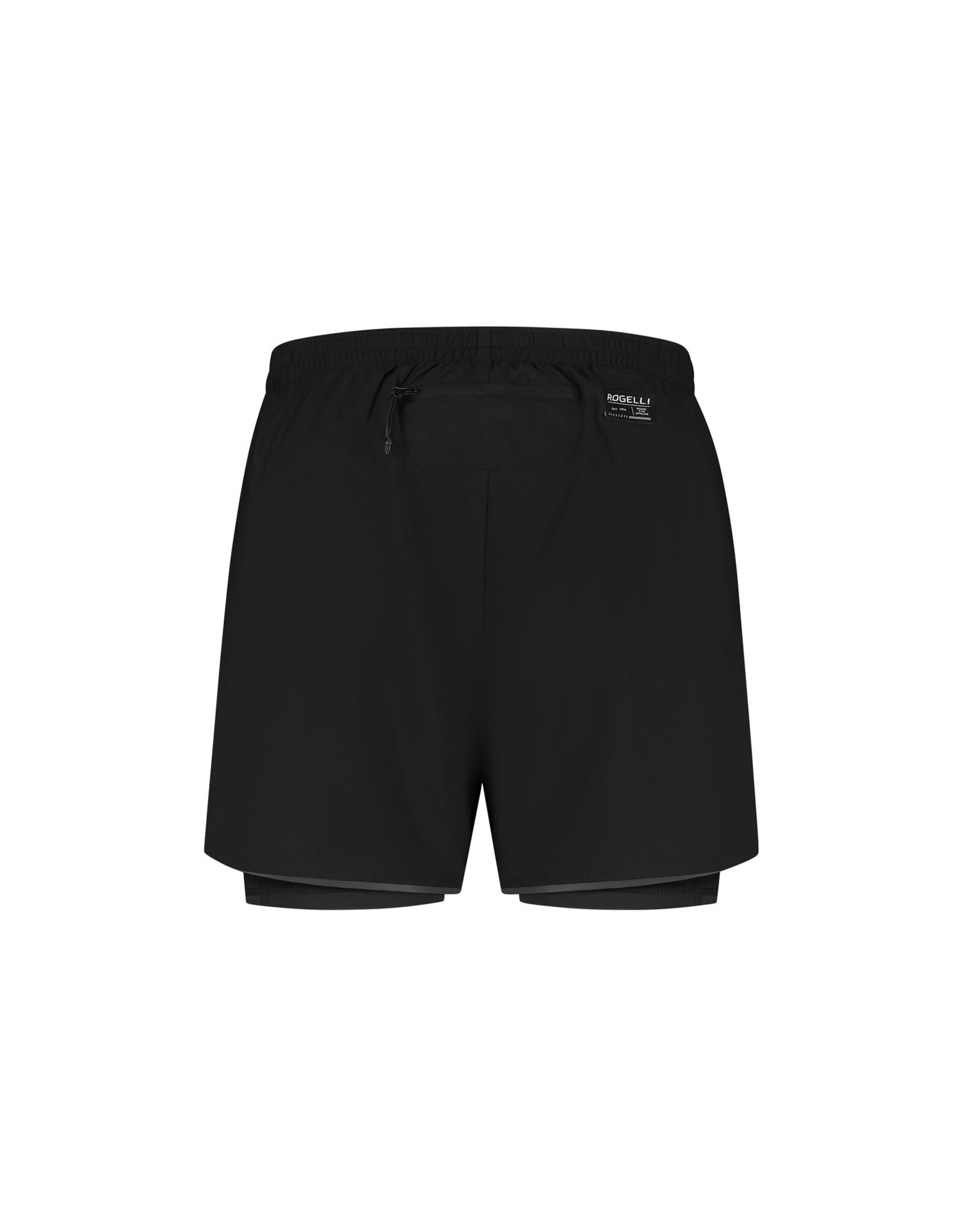 Rogelli Running 2-in-1 Short Distance Zwart