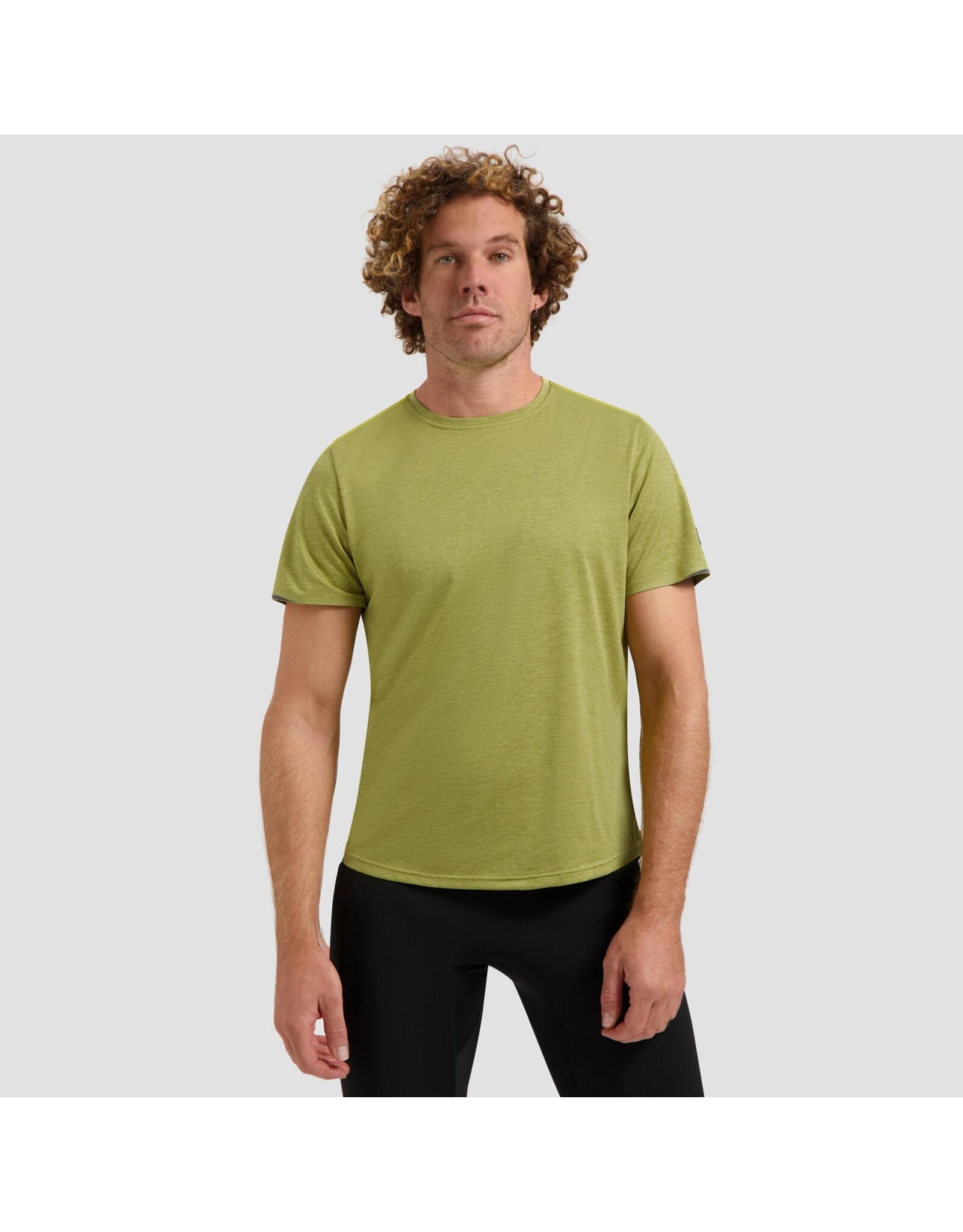 Rogelli Running T-shirt Distance Mosterd