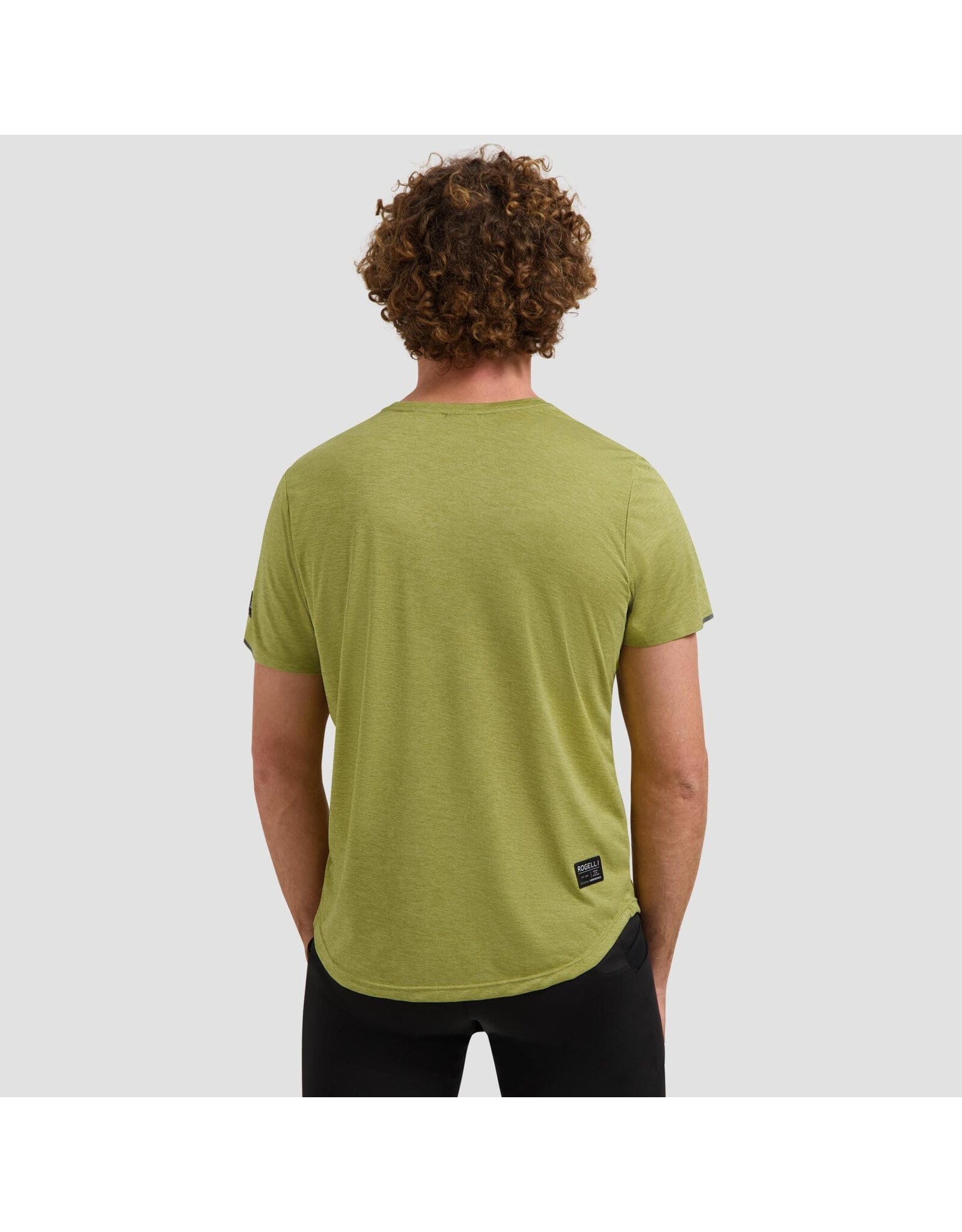 Rogelli Running T-shirt Distance Mosterd