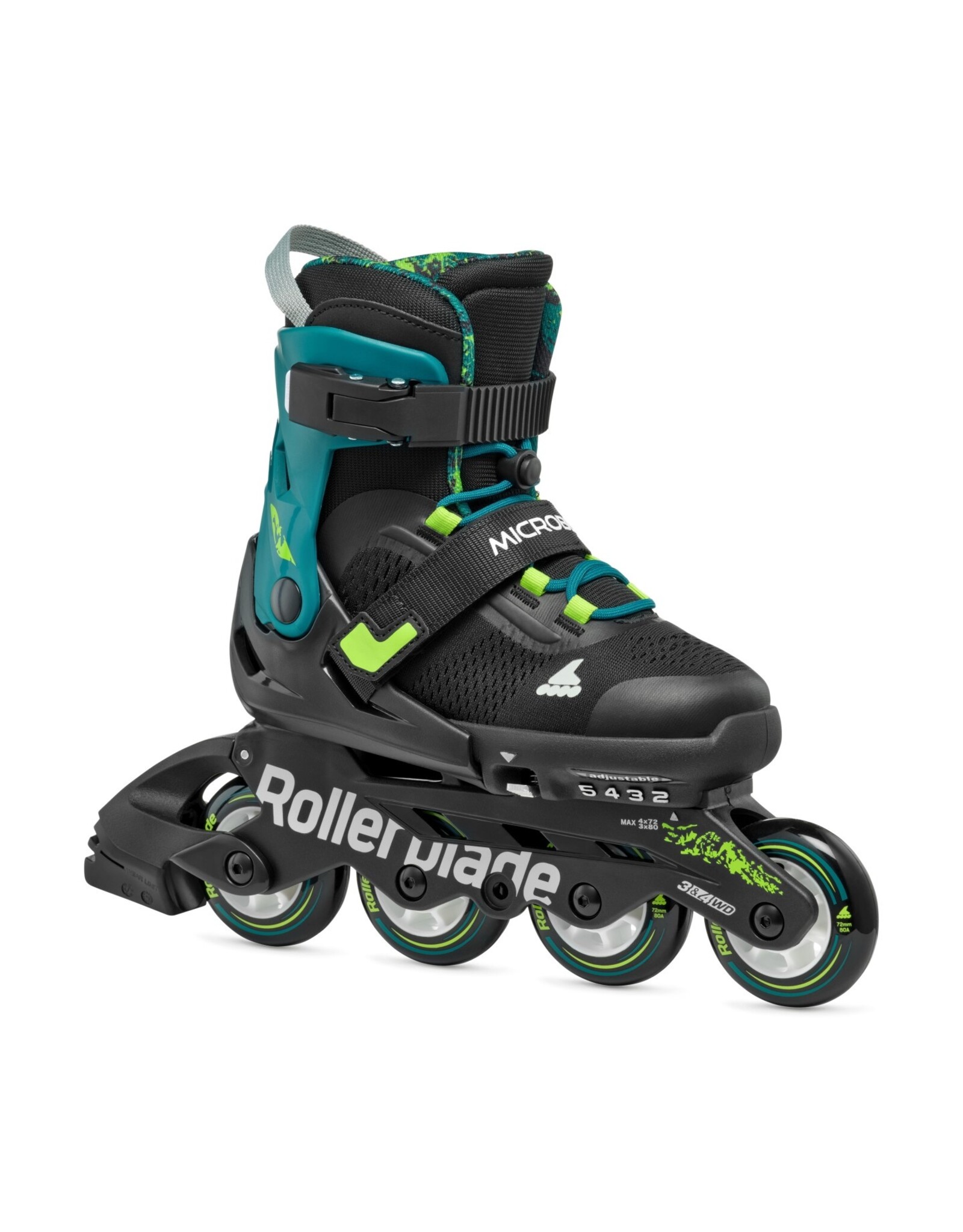 Rollerblade Microblade XT-black/petrol-green