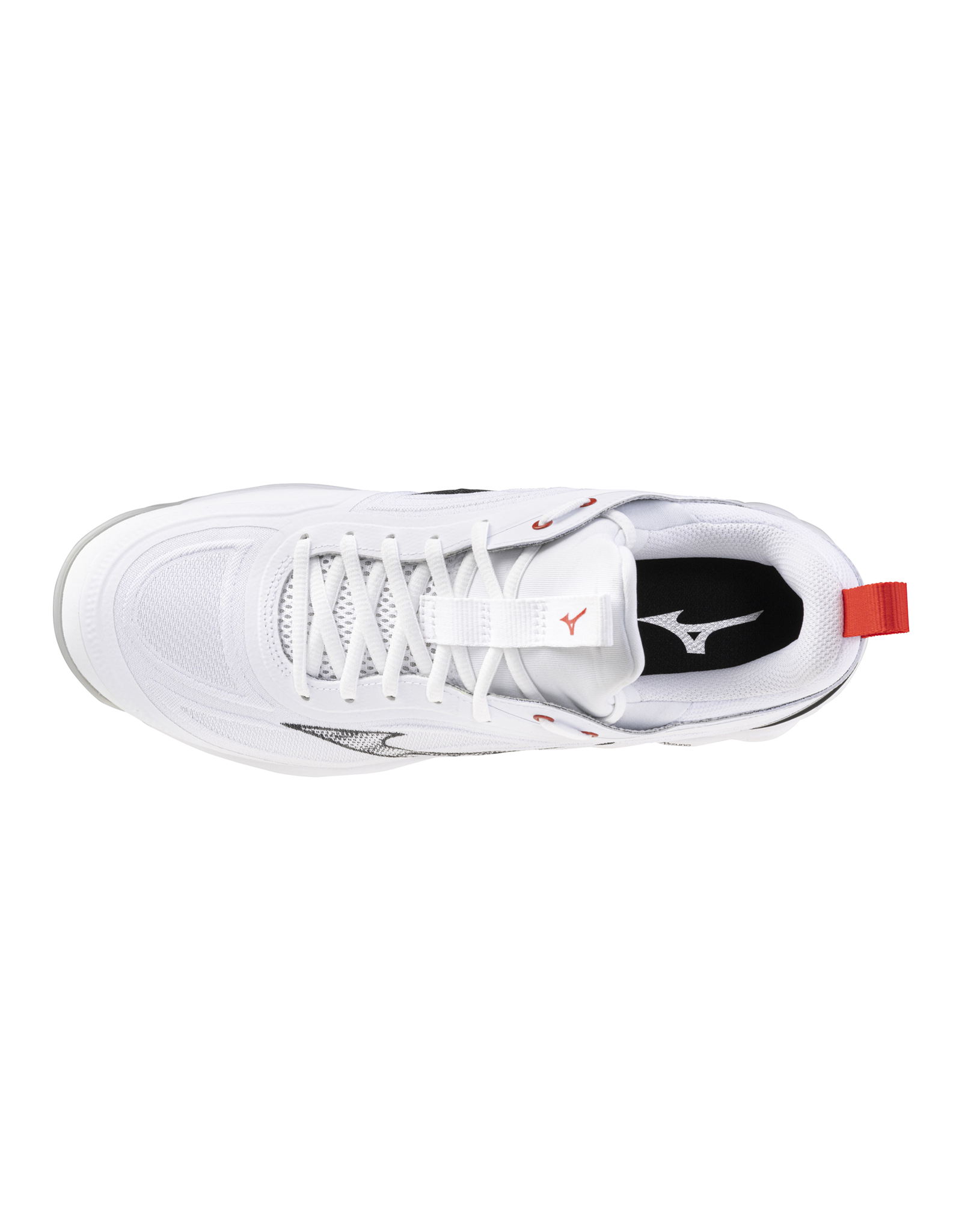 Mizuno WAVE LUMINOUS-Unisex-White/Black/Fiery Red