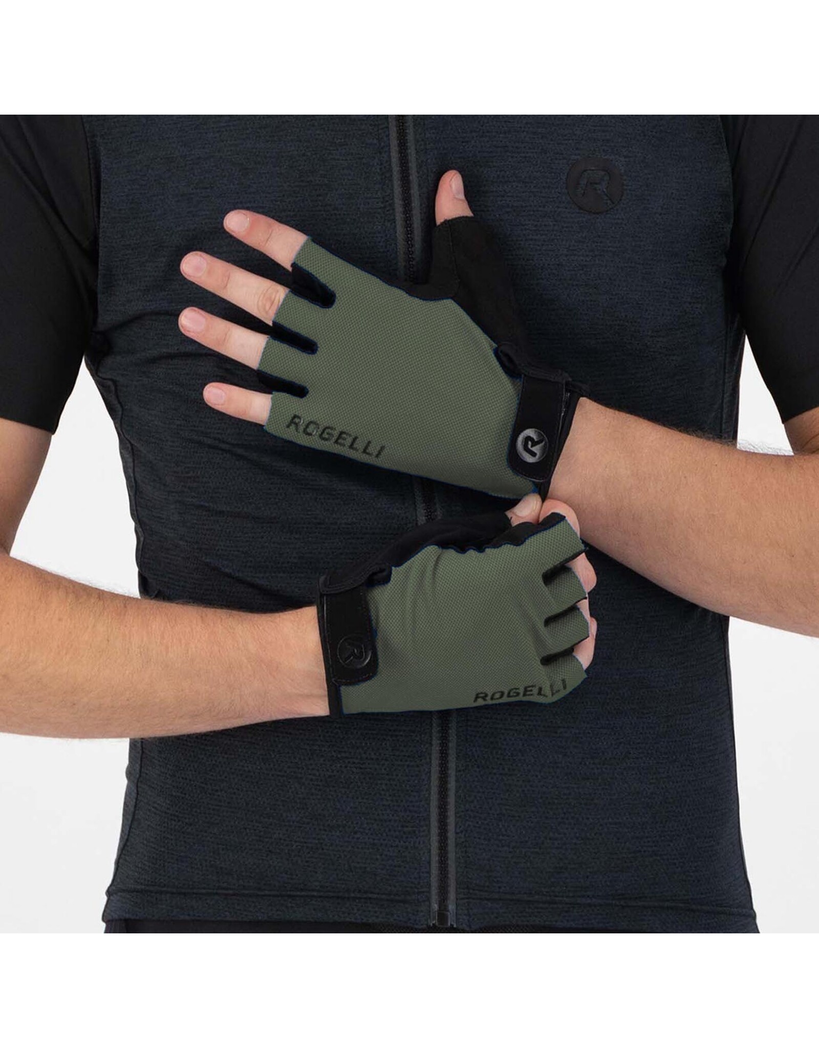 Rogelli Core- Summer Gloves-army green