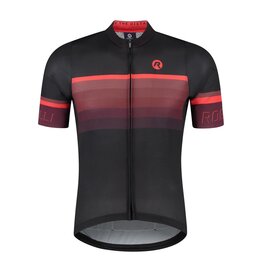 Rogelli Hero II- Jersey S/S-black/bordeaux/red