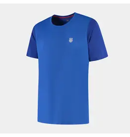 K-swiss KS AP HYPERCOURT TEE JACQUARD-Heren-DAZZLING BLUE