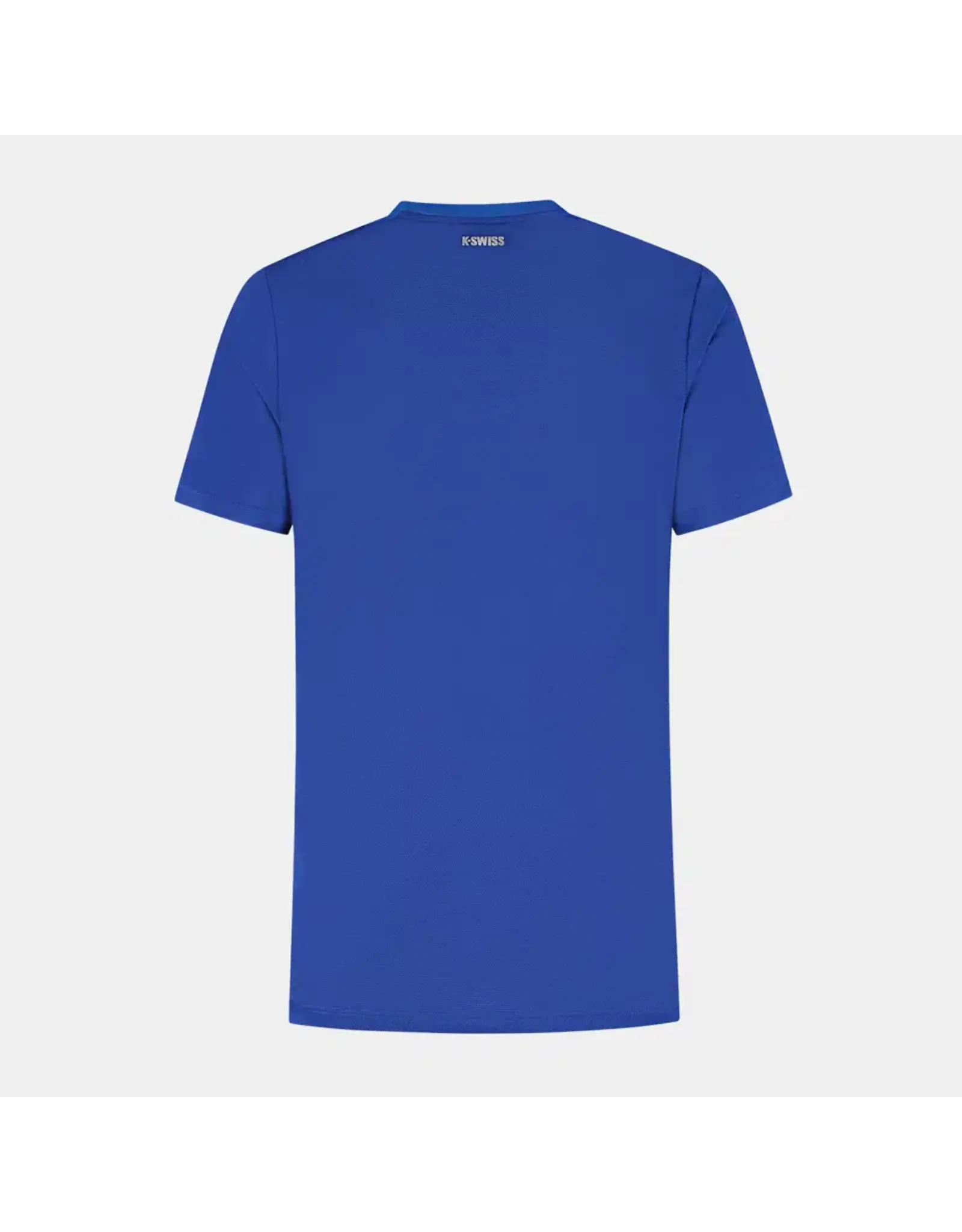 K-swiss KS AP HYPERCOURT TEE JACQUARD-Heren-DAZZLING BLUE