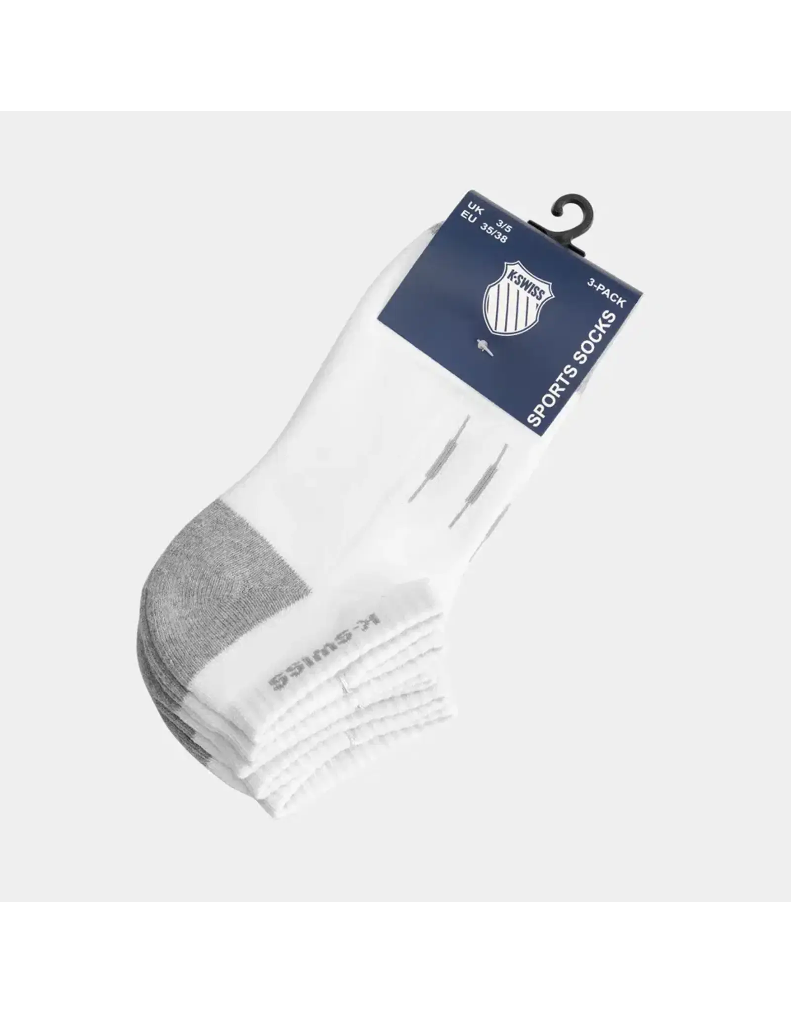 K-swiss KS TAC 3 PACK LOW CUT SOCKS LADIES WHITE