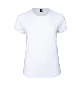 The Indian Maharadja Women breeze round neck tee-white