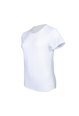 The Indian Maharadja Women breeze round neck tee-white