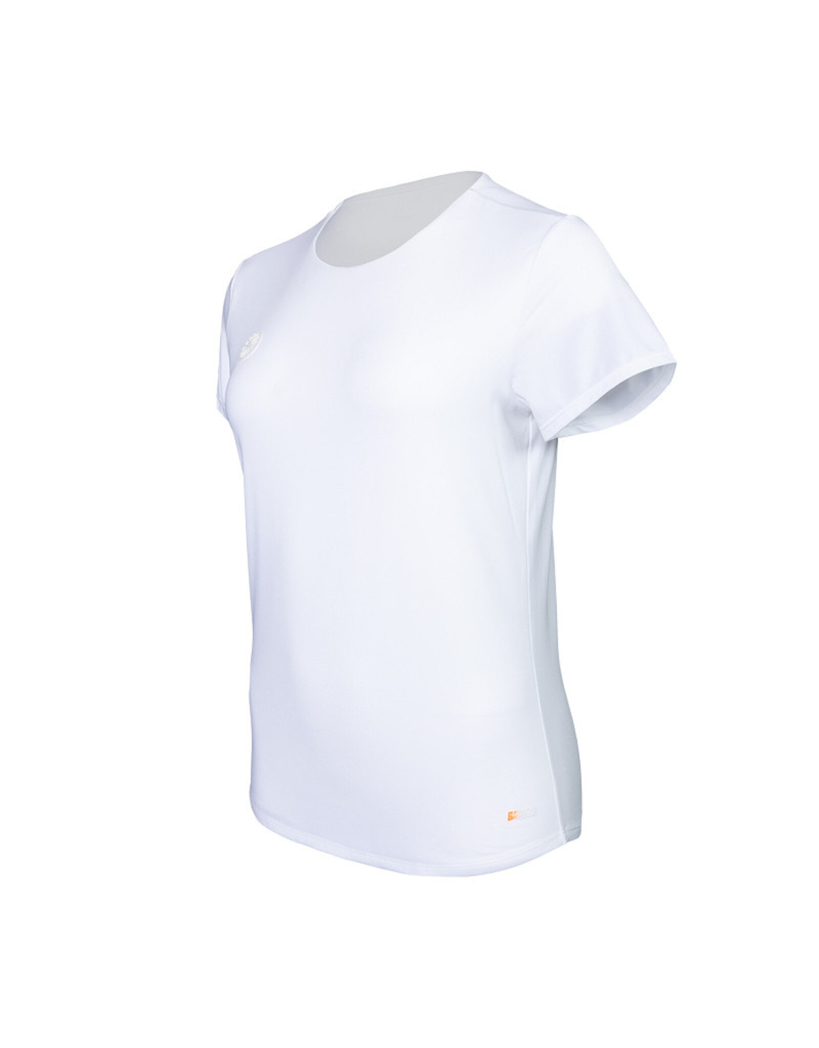 The Indian Maharadja Women breeze round neck tee-white