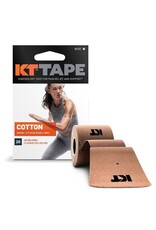 KT TAPE KT Original coton Tape Precut (20 x 25cm)-Beige