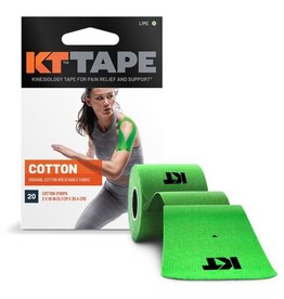 KT TAPE KT Original coton Tape Precut (20 x 25cm)-Green