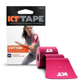 KT TAPE KT Original coton Tape Precut (20 x 25cm)-Pink