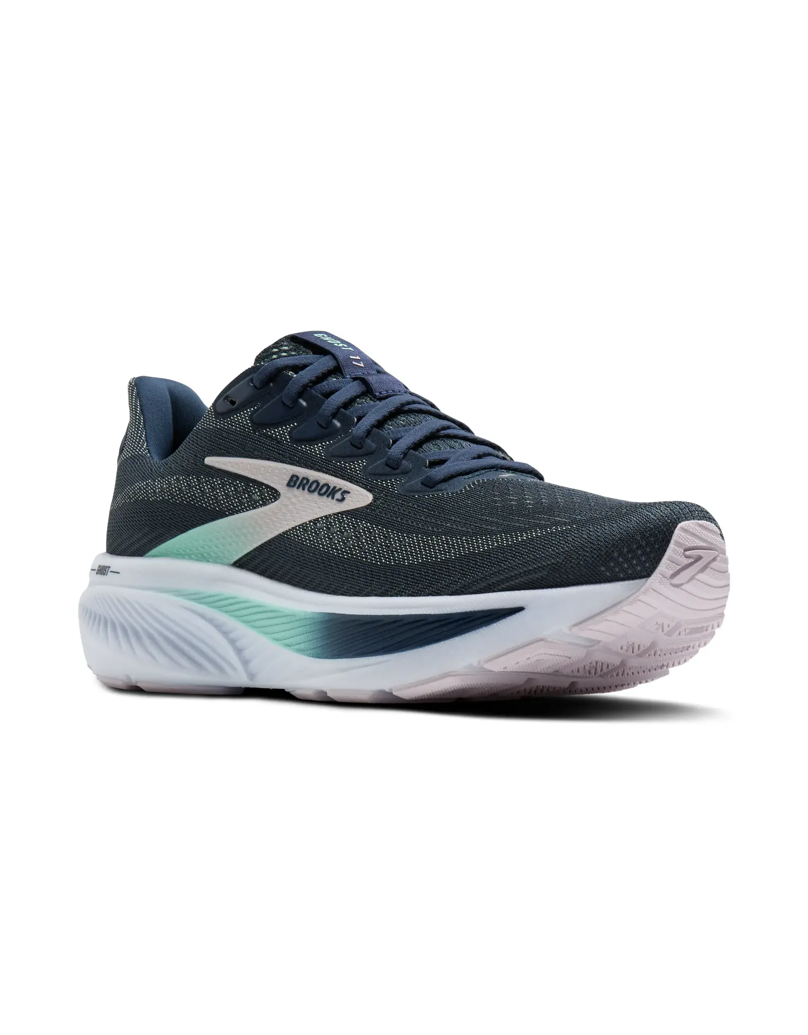 Brooks Ghost 17-Dames-Spellbound/Yucca/Pink
