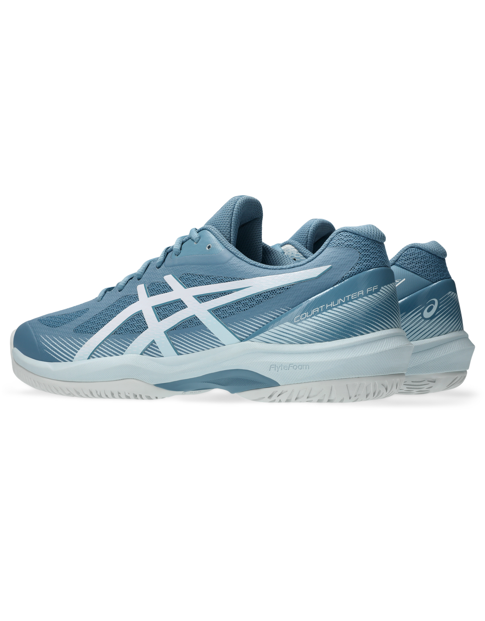 Asics COURT HUNTER FF-Heren-SABA BLUE/WHITE