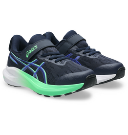 Asics GT-1000 14 PS-Kinderen-MIDNIGHT/VITAL GREEN
