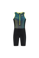 Rogelli Florida Graphic- Triathlon Suit-black/blue/fluor