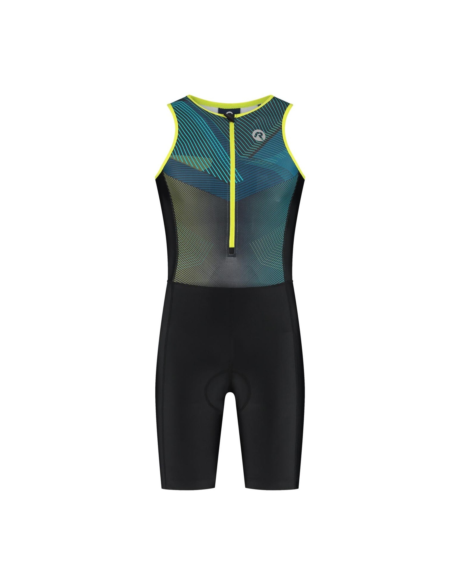 Rogelli Florida Graphic- Triathlon Suit-black/blue/fluor
