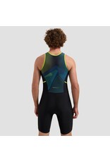 Rogelli Florida Graphic- Triathlon Suit-black/blue/fluor