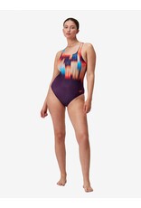 Speedo ECO+M DIG PRINT MEDALIST PUR/ORA