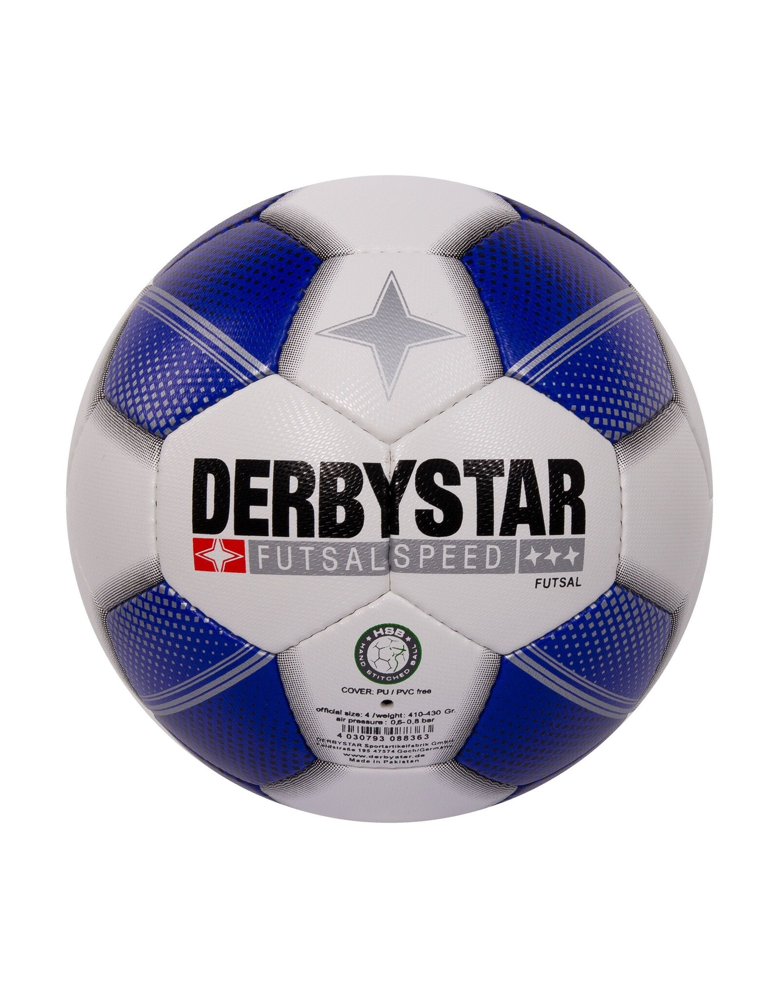 Derbystar Futsal Speed-White-Royal