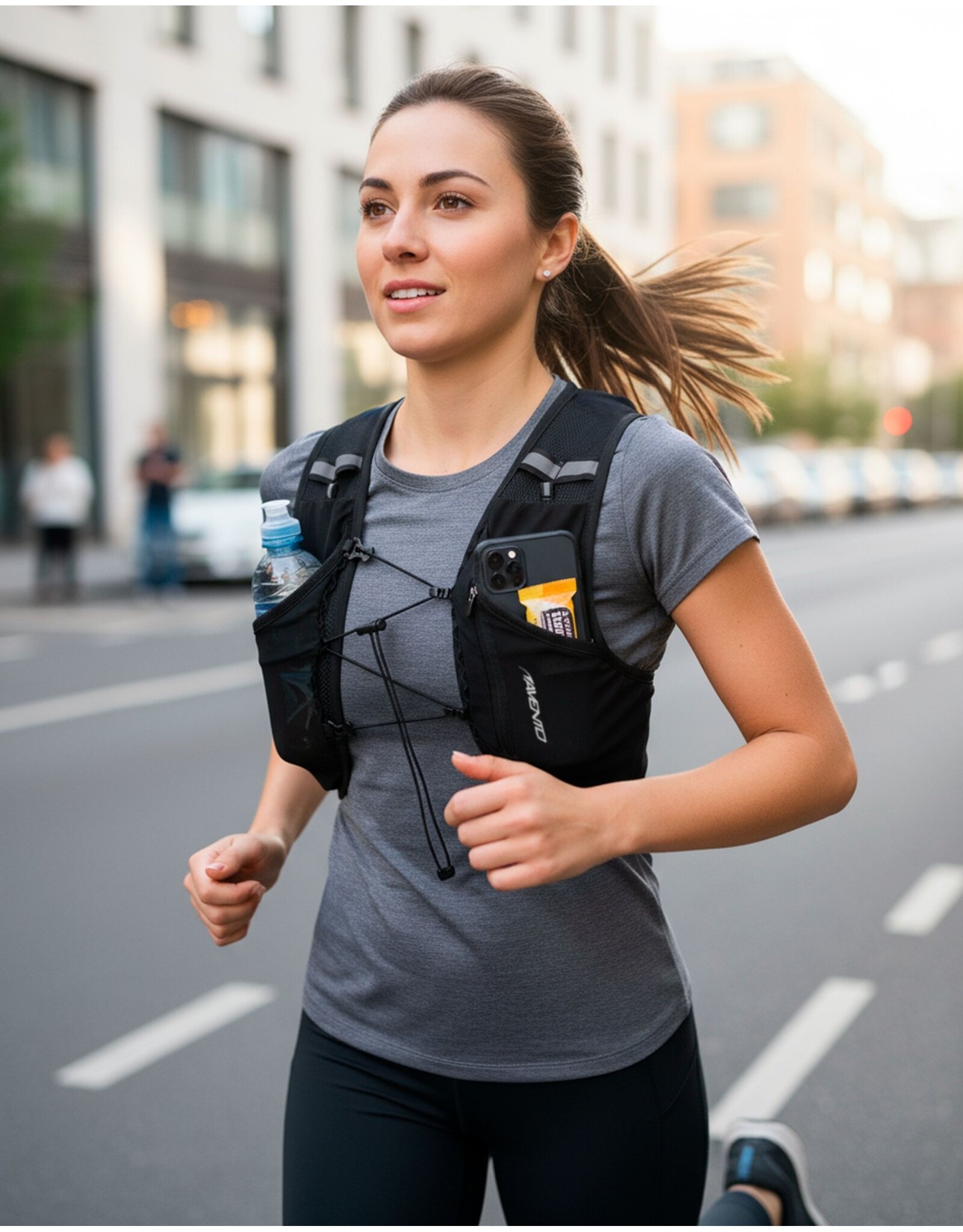 Avento Hardloopvest • Hydration • Zwart