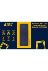 Abbey Camp® Zelfopblazende slaapmat Deluxe Comfort 1P ET • Marbella-170• Marine/Antraciet (MAA)