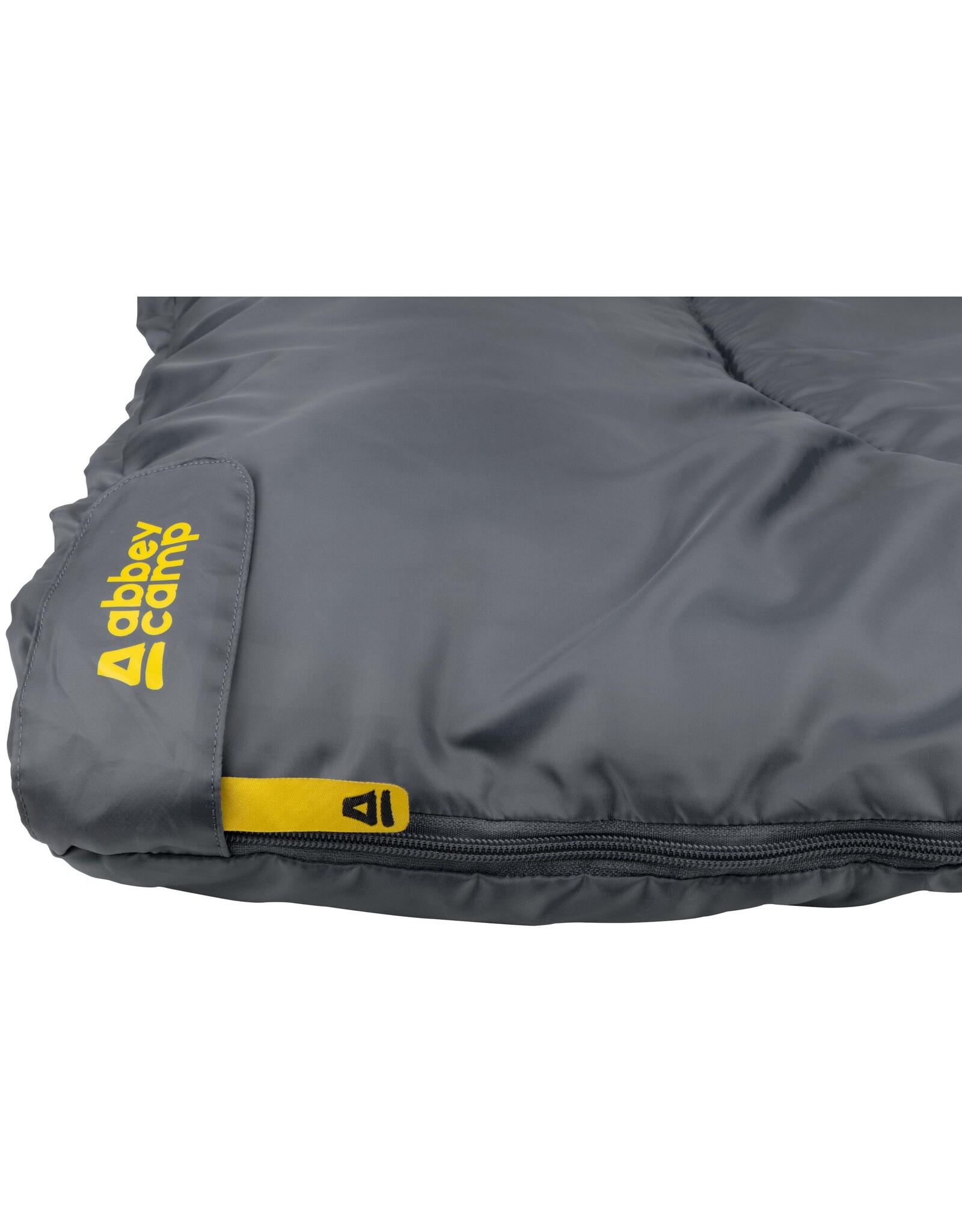 Abbey Camp® Slaapzak • Basic • Grijs/Zand Uni