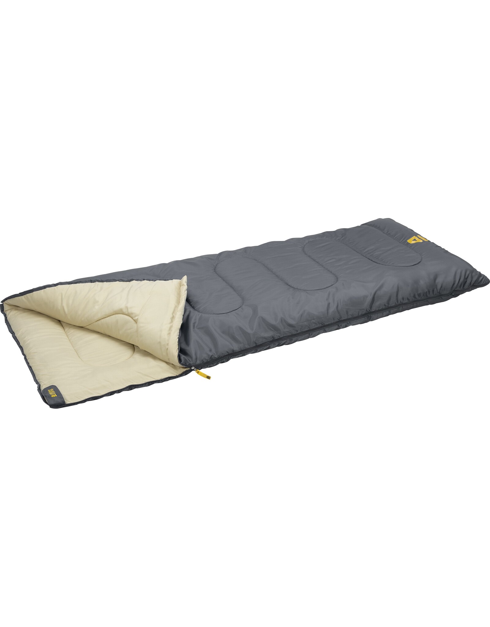 Abbey Camp® Slaapzak • Basic • Grijs/Zand Uni