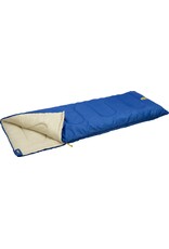 Abbey Camp® Slaapzak • Basic • Kobalt/Zand Uni