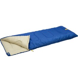 Abbey Camp® Slaapzak • Basic • Kobalt/Zand Uni