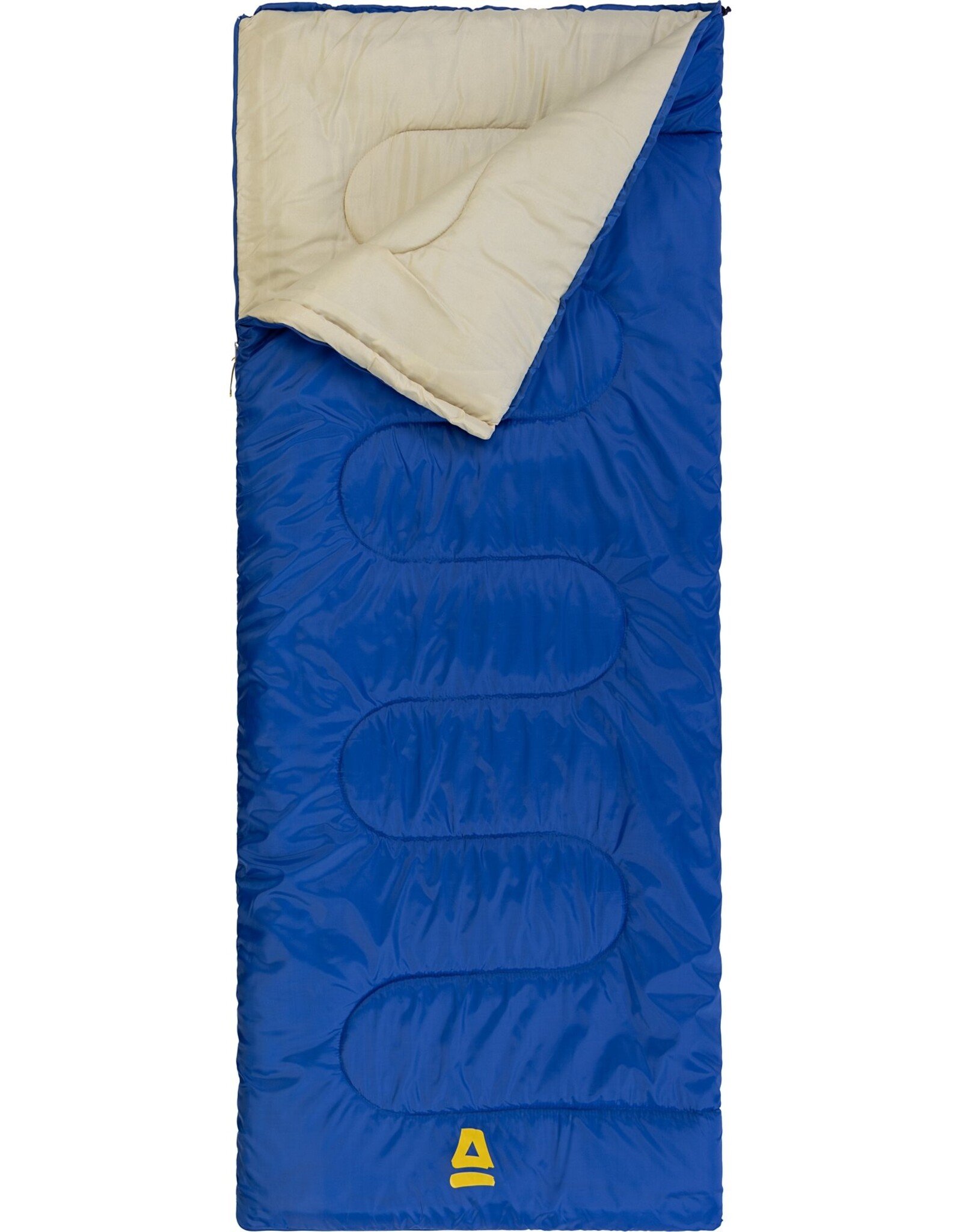 Abbey Camp® Slaapzak • Basic • Kobalt/Zand Uni