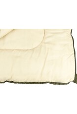 Abbey Camp® Slaapzak • Basic • Legergroen/Zand Uni