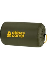 Abbey Camp® Slaapzak • Basic • Legergroen/Zand Uni