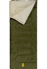 Abbey Camp® Slaapzak • Basic • Legergroen/Zand Uni