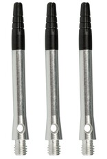 Faver® Shafts Aluminium • Roterende Top • Zilver/Zwart