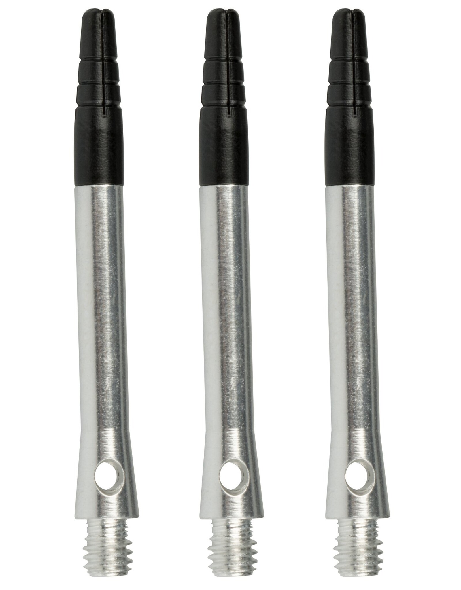 Faver® Shafts Aluminium • Roterende Top • Zilver/Zwart