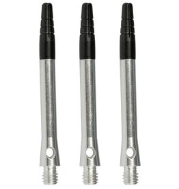 Faver® Shafts Aluminium • Roterende Top • Zilver/Zwart