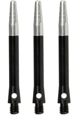 Faver® Shafts Aluminium • Roterende Top • Zwart/Zilver